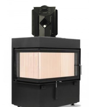 Каминная топка Hoxter ECKA 70/40/38LN Левосторонняя с стальным теплообменником