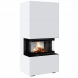 Каминокомплект  Home Easy Box белый с топкой NBC (Home Easy Box белый с топкой NBC черная футеровка)