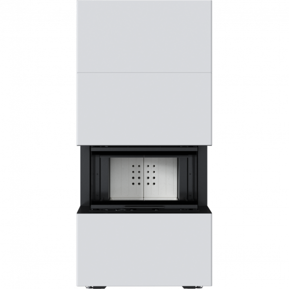 Каминокомплект  Home Easy Box белый с топкой NBC (Home Easy Box белый с топкой NBC черная футеровка)