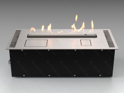 Автоматический биокамин Lux Fire Smart Flame 600 RC INOX