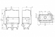 Топка DEFRO HOME RIVA ME BL G SHORT, 19 кВт, 923/478/500мм, угловое стекло слева, с водяным контуром, гильотина