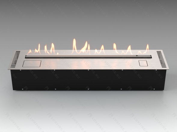 Автоматический биокамин Lux Fire Smart Flame 1100 RC INOX