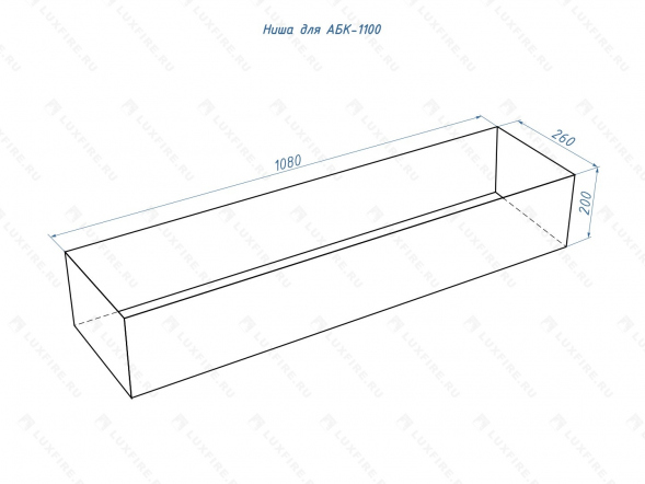 Автоматический биокамин Lux Fire Smart Flame 1100 RC INOX