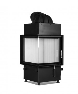 Каминная топка Hoxter ECKA 51/51/51L Левосторонняя с чугунным дымосборником