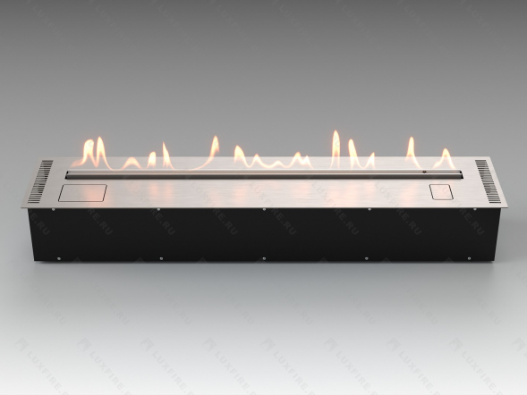 Автоматический биокамин Lux Fire Smart Flame 1300 RC INOX