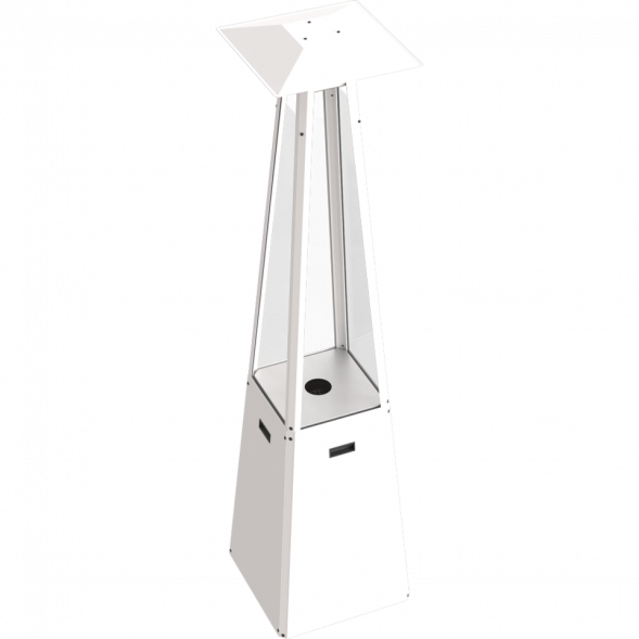 Уличный нагреватель UMBRELLA/B/G31/37MBAR/S/ZE - белый, с газовым оборудованием