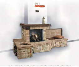 Каминная облицовка Tuscania итальянской фабрики Il Focolare