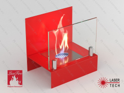 Настольный биокамин Lux Fire &amp;quot;Афиша&amp;quot; S (красный)