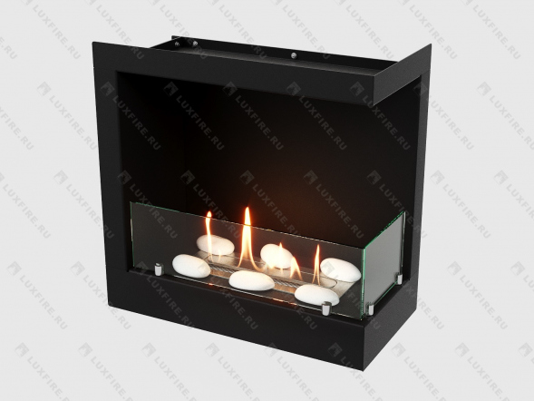 Встроенный биокамин Lux Fire Угловой 490 S (правый угол)